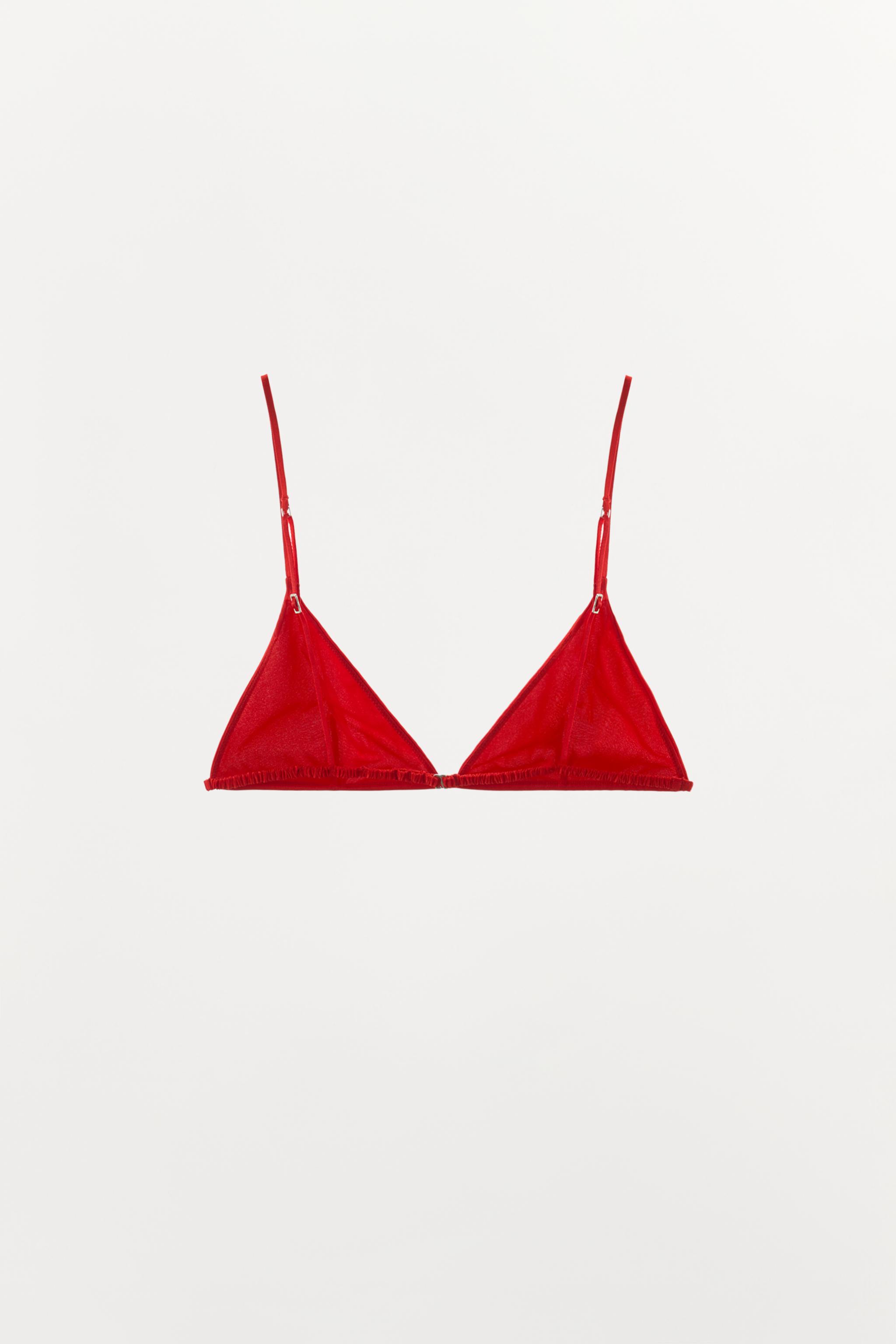 SILK BLEND TRIANGLE BRA